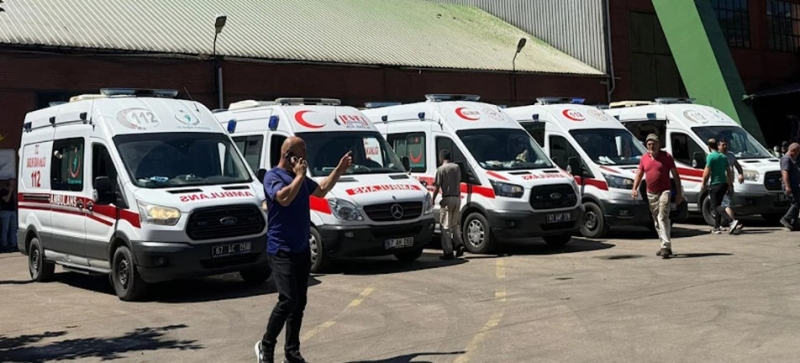 6 MASDENCİ MAHSUR KALDI