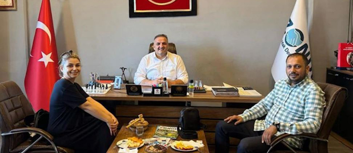 ASLI NUR ÇANAKCI VE MEHMET ALİ ÇAPAN’DAN  ZİYA ÖNCAN’A ANLAMLI ZİYARET