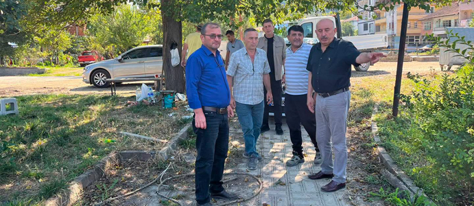 BAŞKAN ÖZTÜRK, AGUSTO DERESİ ISLAH  ÇALIŞMALARINI YERİNDE İNCELEDİ