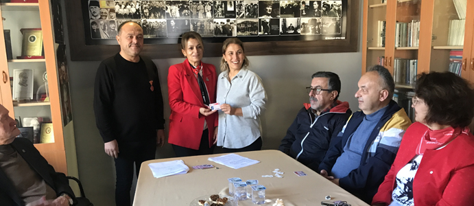 DEVREK ADD ETKİNLİK DÜZENLEDİ,  YENİ ÜYELERE ROZET TAKTI