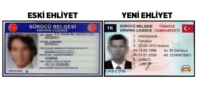 ESKİ TİP EHLİYETLER İÇİN YARIN SON GÜN!
