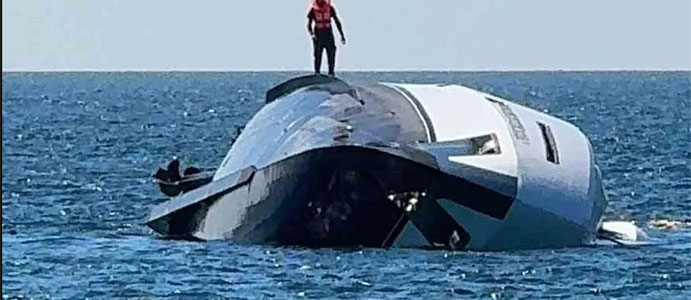 LÜKS YAT 15 DAKİKA İÇİNDE BATTI