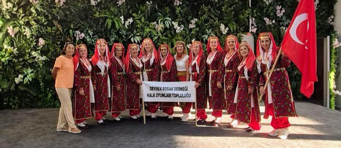 ROSAK HALK OYUNLARI EKİBİ ULUSLARARASI TROYA HALK DANSLARI FESTİVALİNE KATILDI