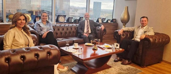 TSO BAŞKANI METİN DEMİR'DEN CİHAT ALAGÖZ'E ZİYARET