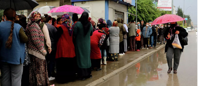 TÜRK-İŞ AÇIKLADI: GIDA ENFLASYONU  9 AYDA MAAŞ ZAMLARINI SOLLADI!