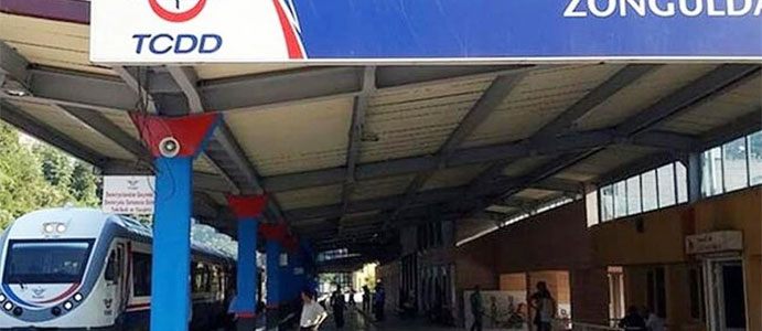 ZONGULDAK’TA TREN SEFERLERİ DURDURULDU!