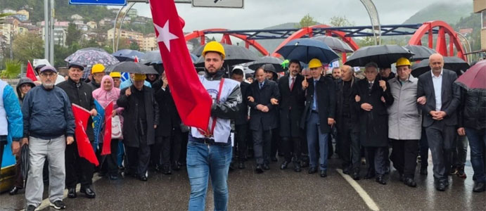 1 MAYIS ZONGULDAK'TA COŞKUSU KUTLANDI