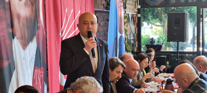 CHP'LİLER KAHVALTIDA BULUŞTU