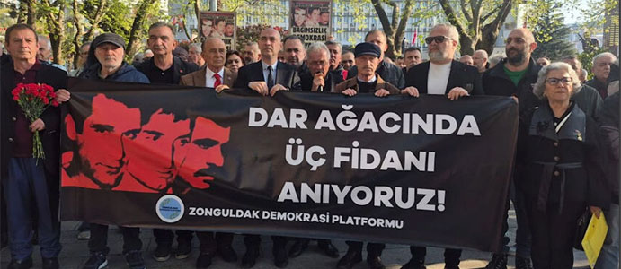 DENİZ GEZMİŞ, YUSUF ASLAN  VE HÜSEYİN İNAN ANILDI