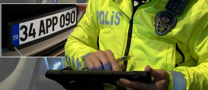 EMNİYET'TEN 'APP PLAKA' AÇIKLAMASI