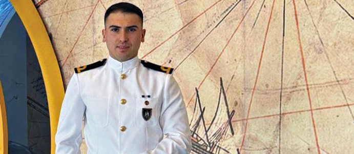 HEMŞERİMİZ MEHMET CAN KAYAALTI,  DENİZ HARP OKULU’NU DERECEYLE BİTİRDİ