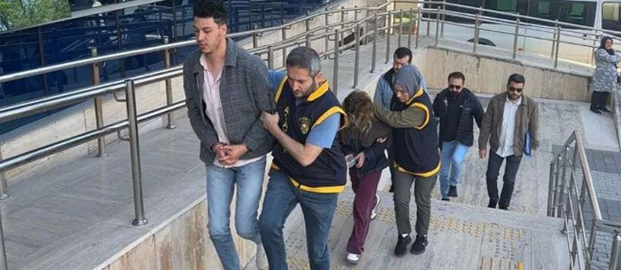 MİLYONLUK VURGUN: 2 ŞÜPHELİ ADLİYEYE SEVK EDİLDİ