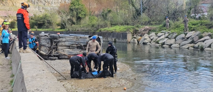 ZONGULDAK'TA SEL VE TAŞKIN TATBİKATI