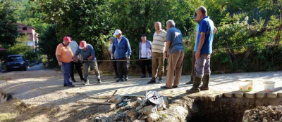 18 YILLIK SU ŞEBEKE HATTI TEMİZLENDİ