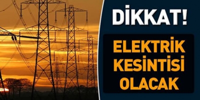 DEVREK'TE ELEKTRİK KESİNTİSİ OLACAK! İŞTE KESİNTİ OLACAK MAHALLELER…