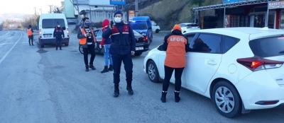 AFGD GÖNÜLLÜLERİ 293 KİŞİYİ DENETLEDİ