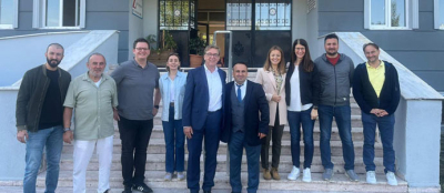 ALMANYA'DAKİ KARDEŞ OKUL DEVREK'E GELDİ