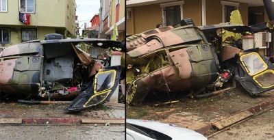 ASKERİ HELİKOPTER DÜŞTÜ: 4 ASKER ŞEHİT OLDU, 1 ASKER YARALI
