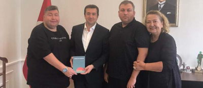  AYNUR DANKAZ, KAYMAKAM EVLİCE'Yİ ZİYARET ETTİ