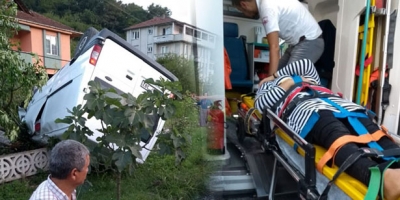 BAHÇEYE UÇTU: 2 YARALI