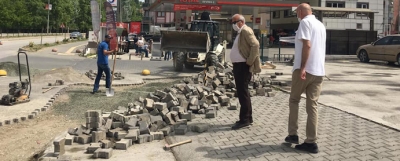 BAŞKAN BOZKURT ÇALIŞMALARI İNCELEDİ 