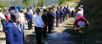 BAŞKAN BOZKURT KIBRIS GAZİSİNİN CENAZESİNE KATILDI