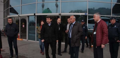 BAŞKAN BOZKURT TERMİNAL ALANINI İNCELEDİ