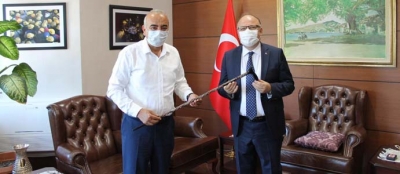 BAŞKAN BOZKURT,  VALİ TUTULMAZ’I ZİYARET ETTİ