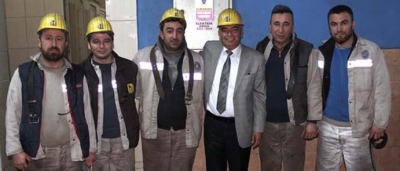 BAŞKAN BOZKURT:MADENCİLİK, EKMEĞİN EN ZOR KOŞULLAR ALTINDA KAZANILDIĞI MESLEKTİR