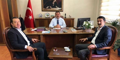 BAŞKAN GEBEŞ’DEN YENİ KAYMAKAM POLAT’A HAYIRLI OLSUN ZİYARETİ