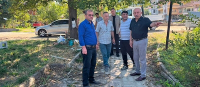BAŞKAN ÖZTÜRK, AGUSTO DERESİ ISLAH  ÇALIŞMALARINI YERİNDE İNCELEDİ