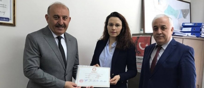 BAŞKAN ÖZTÜRK MAZBATASINI ALDI