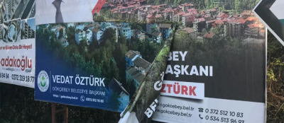 BAŞKANIN AFİŞLERİNE SALDIRDILAR