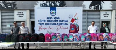 BELEDİYEDEN BİN ÖĞRENCİYE KIRTASİYE DESTEĞİ