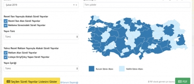BELEDİYELERE SÜRELİ YAYIN BİLGİLENDİRMESİ