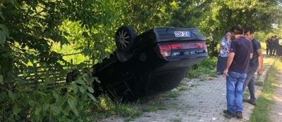 ÇARPMAMAK İÇİN TAKLA ATTI