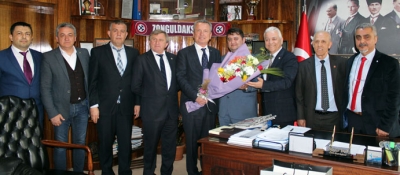 ÇAYCUMA BELEDİYE BAŞKANI VE STK’LARDAN GMİS’E ZİYARET