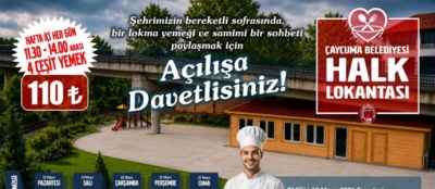 ÇAYCUMA'DA HALK LOKANTASI KAPILARINI AÇIYOR