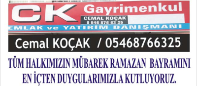 CEMAL KOÇAK'IN MESAJI
