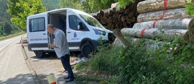 CENAZE NAKİL ARACI KAZA YAPTI