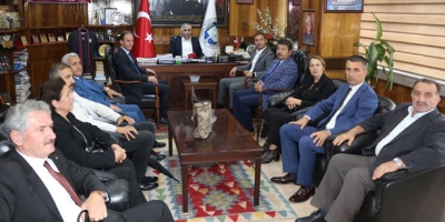 CHP HEYETİ, GMİS’İ ZİYARET ETTİ