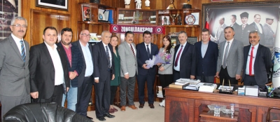 CHP İL YÖNETİMİ, GMİS’İ ZİYARET ETTİ