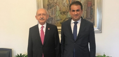 CHP LİDERİ KILIÇDAROĞLU, ÜNAL DEMİRTAŞ'I KABUL ETTİ