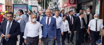 CHP'Lİ VEKİLLER ZONGULDAK'I GEZİYOR
