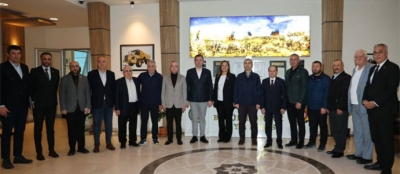 CİHAT ALAGÖZ MERMER SEKTÖRÜ  YÖNETİCİLERİNİ BİR ARAYA GETİRDİ