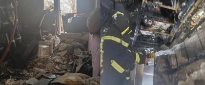 ÇIKAN YANGINDA KÜLE DÖNDÜ