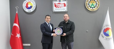 DEFTERDAR, TSO BAŞKANI BAŞOĞLU’NU  ZİYARET ETTİ