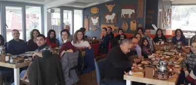 DEMİRSU PERSONELİYLE KAHVALTI YAPTI