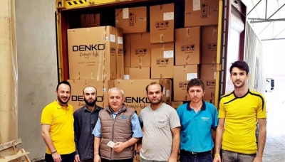 DENKO MOBİLYA BU KEZ DE FİLİSTİN’E İHRACAAT YAPTI