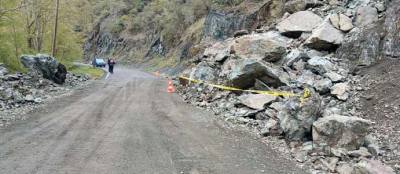 DEVREK-DİRGİNE YOLU ULAŞIMA AÇILDI